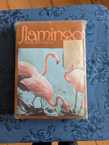 Ddr bettwäsche flamingo - ddr, „flamingo“